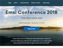 Tablet Screenshot of conference.economicmodeling.com